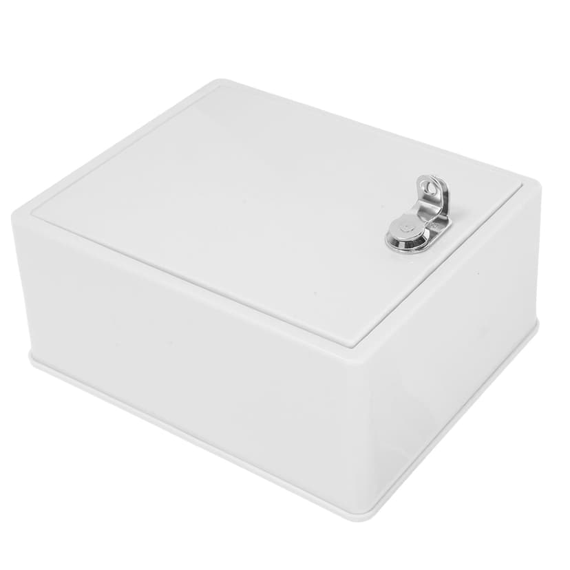 FUTUREORYY White Lockable Milk Storage Box Wall Mounted Plastic Container for Milk Distribution and Package Security