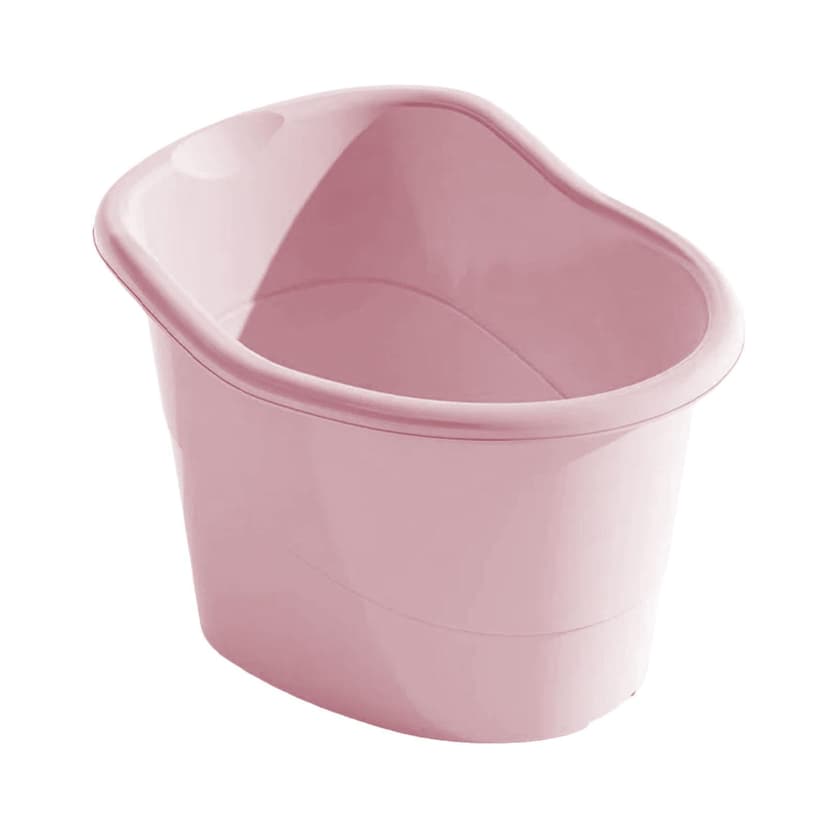 Lipstore Kids Bath Bucket Baby Shower Bucket Anti Slip Upright Bathing Seat Kids Bath Tub Sitting up for Gifts Boys and Girls Children Pink