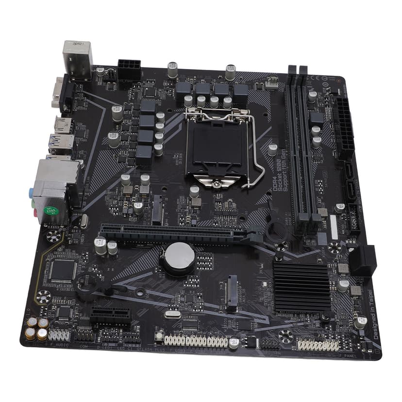 Computer Motherboard, Desktop PC Motherboard 7.1 Channel Sound Chip B560 Chipset 2xDDR4 DIMM Slot for Replacement