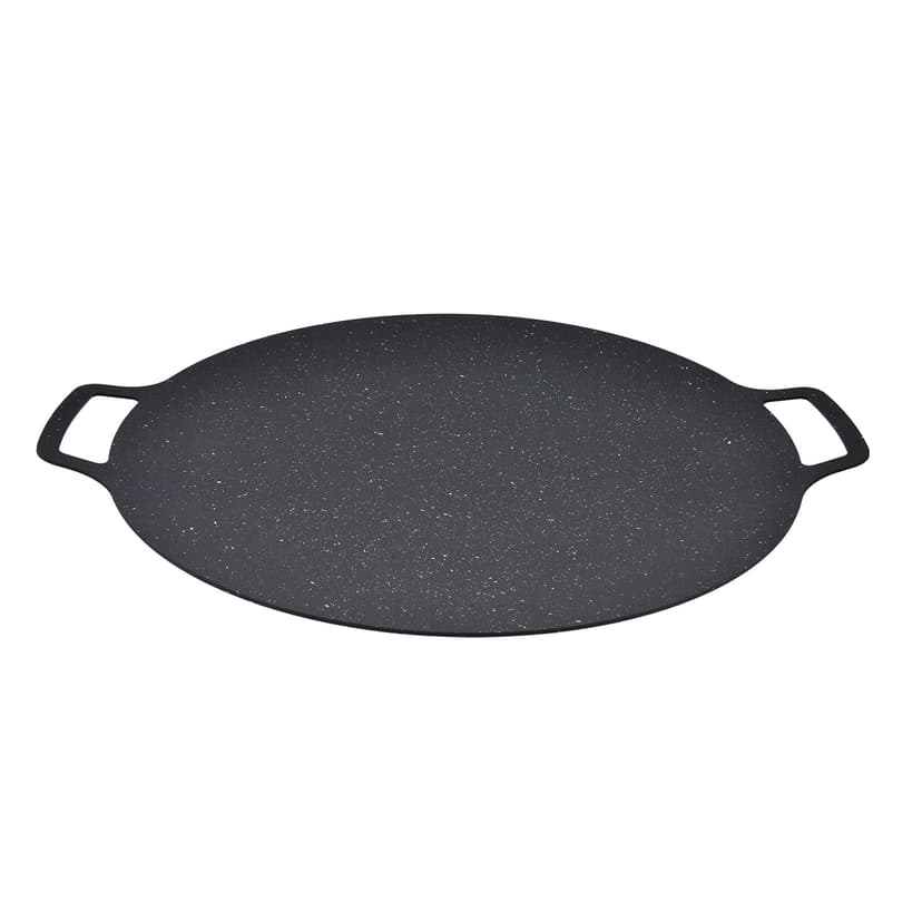 Nonstick Korean BBQ Grill Pan with Heat Round Grilling Tray for Pork Belly Pancakes, Suitable for Camping and Indoor Outdoor Barbecue Parties