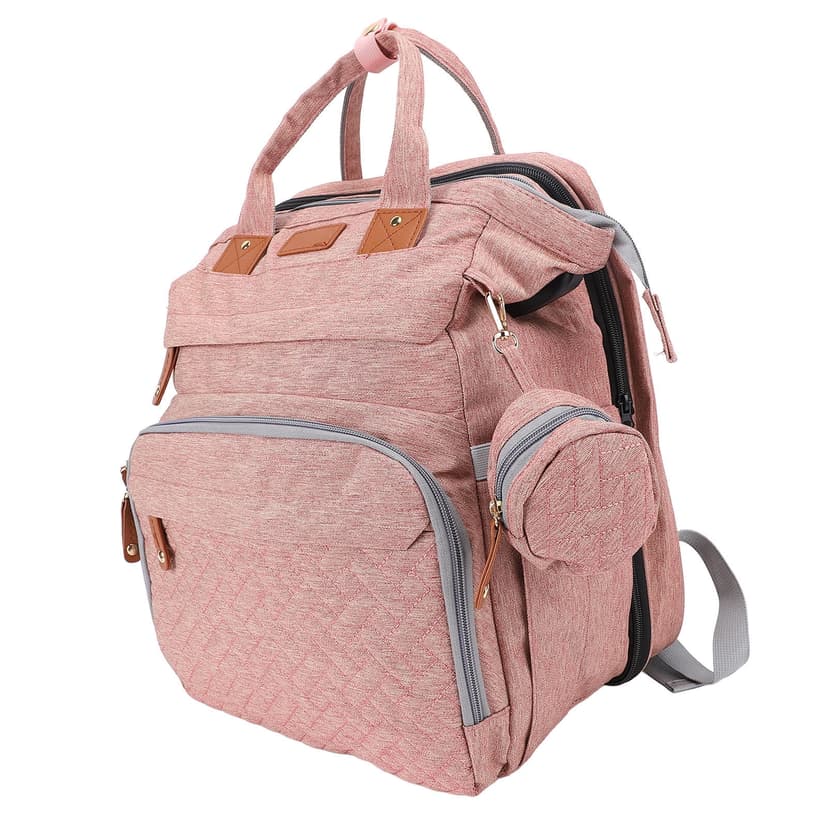Baby Diaper Bag Foldable Multifunctional Baby Diaper Backpack with USB Charging Port for Travel