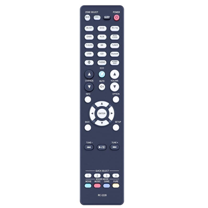 New Replace RC-1228 for Denon AV Receiver Remote AVR-S730H AVR-X2400H AVR-S930H