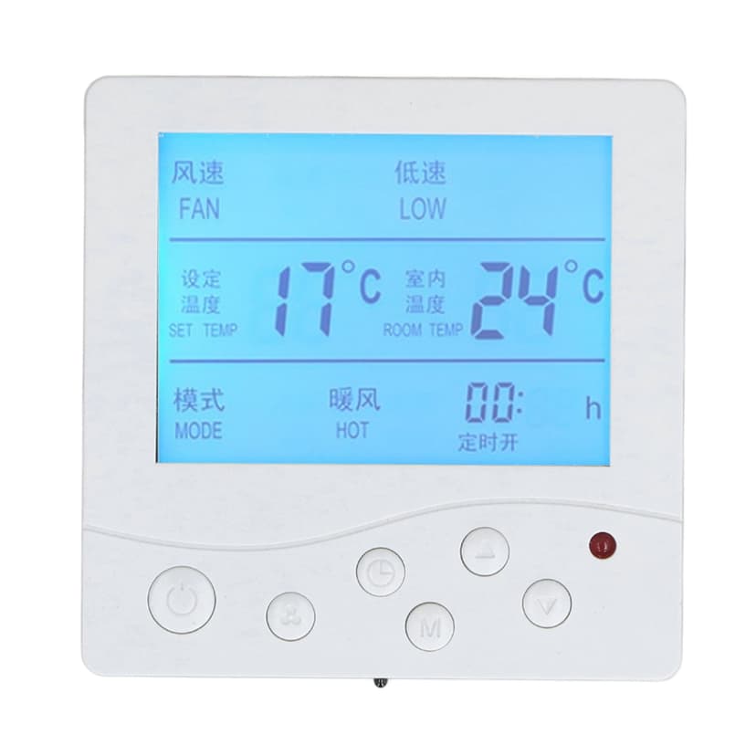 Smart Air Conditioning Thermostat,Central Air Conditioning Thermostat Smart LCD Thermostat Smart Thermostat Exquisite Design