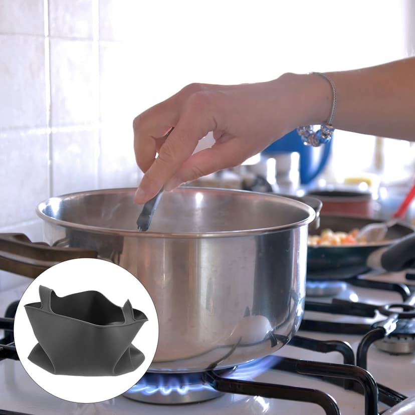 CRILSTYLEO Slow Cooker Bag Grey Silicone Crack Prevention 1Set