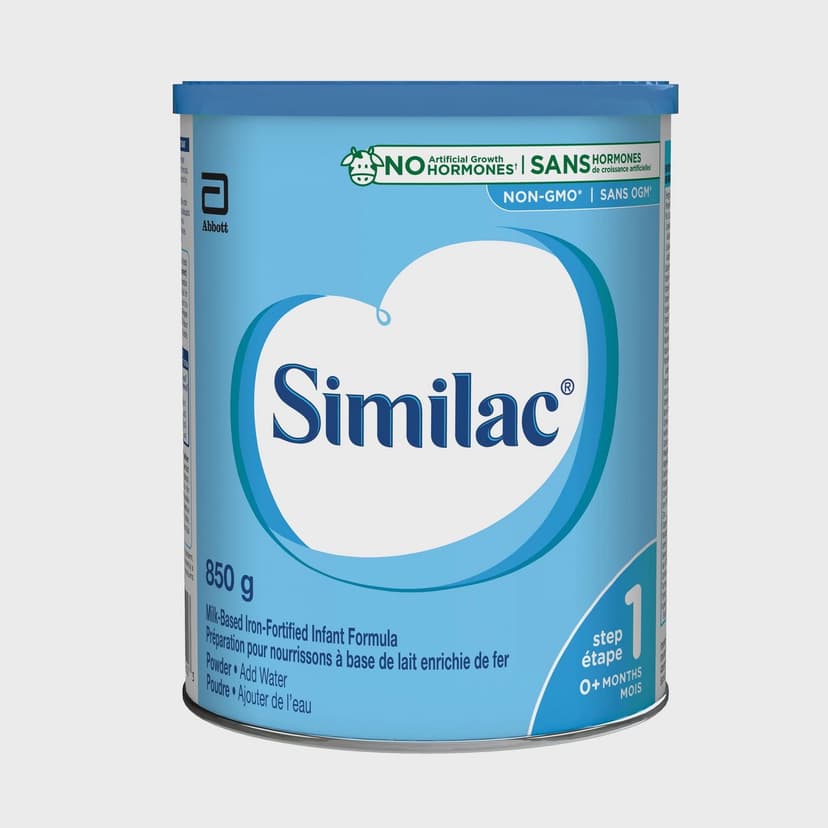 Similac Step 1 Non-GMO Baby Formula Powder, Newborn Formula, 0+ Months, 850 grams
