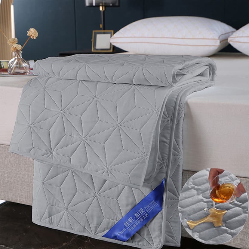 Infidev Water Proof Mattress Protector Quilted Fitted Dusting Proof Mattress Pad Cover For Cozy Sleep-Soft And Breathable Bed Mattress Cover Clearance Item