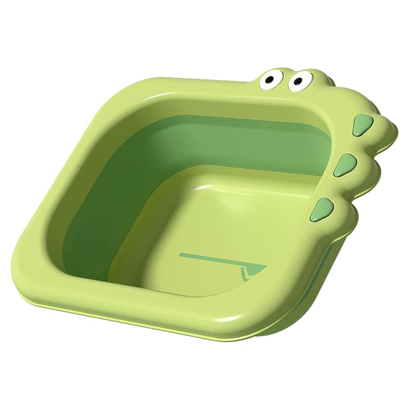 Binwennn Collapsible Wash Basin Portable Baby Bottle Wash Basin Cute Cartoon Toddler Wash Tub Small Wash Basin For Travel Camping Beach Towels Oversized Heated Towel Rack Bathroom Set Beach Towel