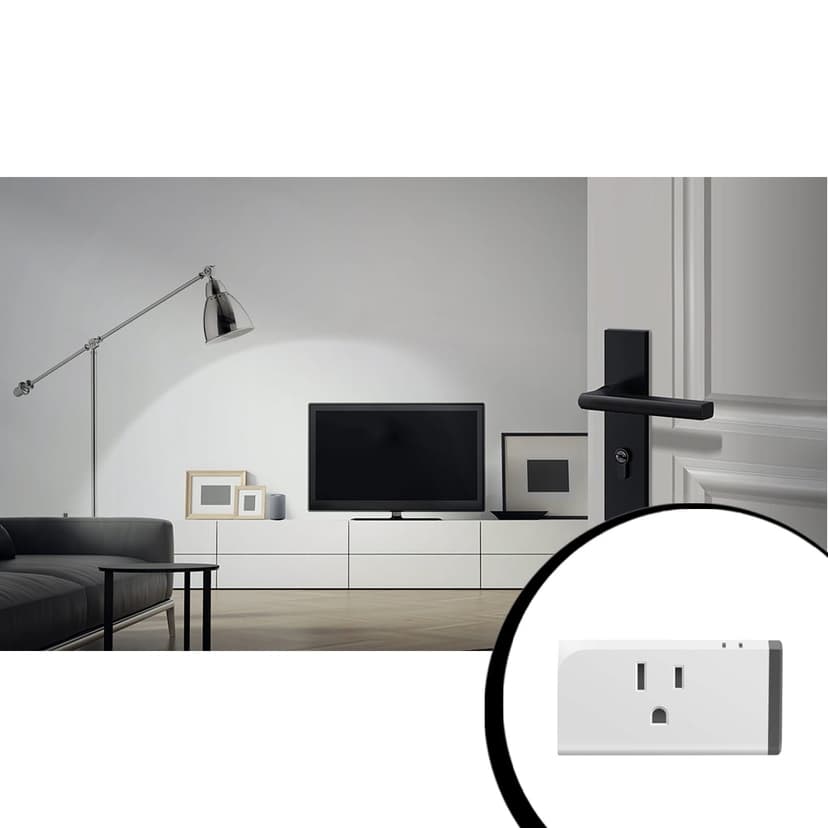 Langgg Mini Smart Socket Power Consumption Plug Small Simple Operation Wide Application Plugs Household Measure