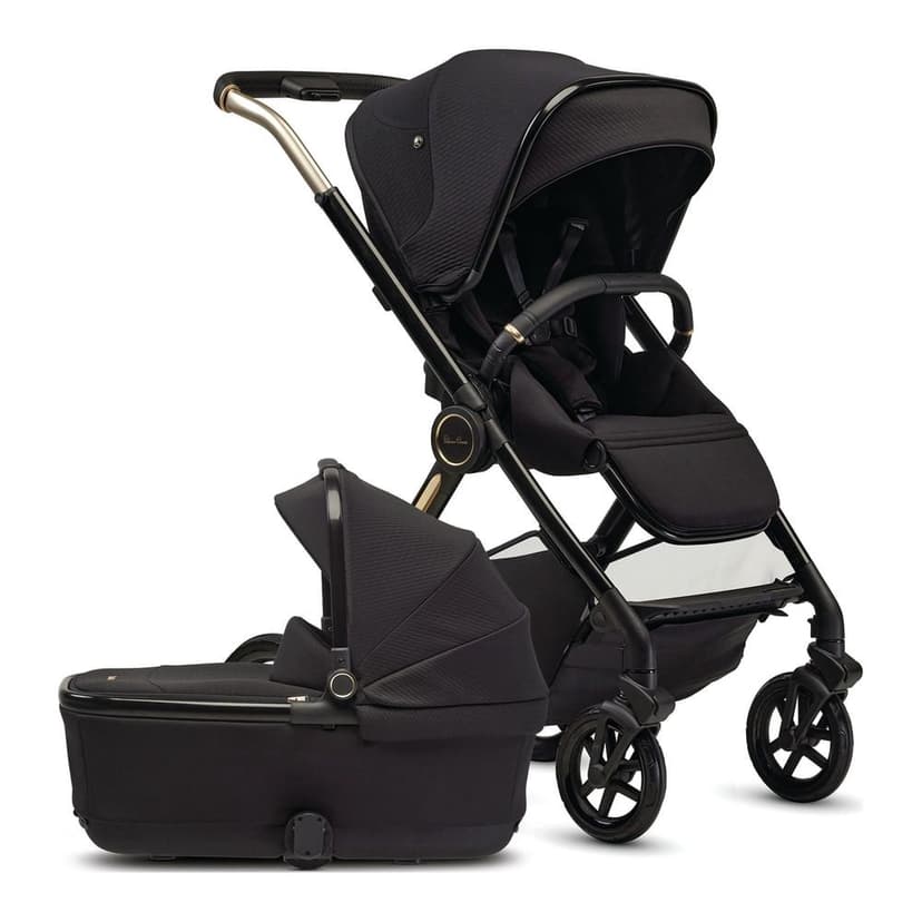 Silver Cross Reef 2 Stroller and Bassinet Bundle - Espresso