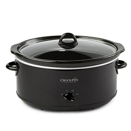 Crock-Pot SCV800-B 8-Quart Oval Manual Slow Cooker Black
