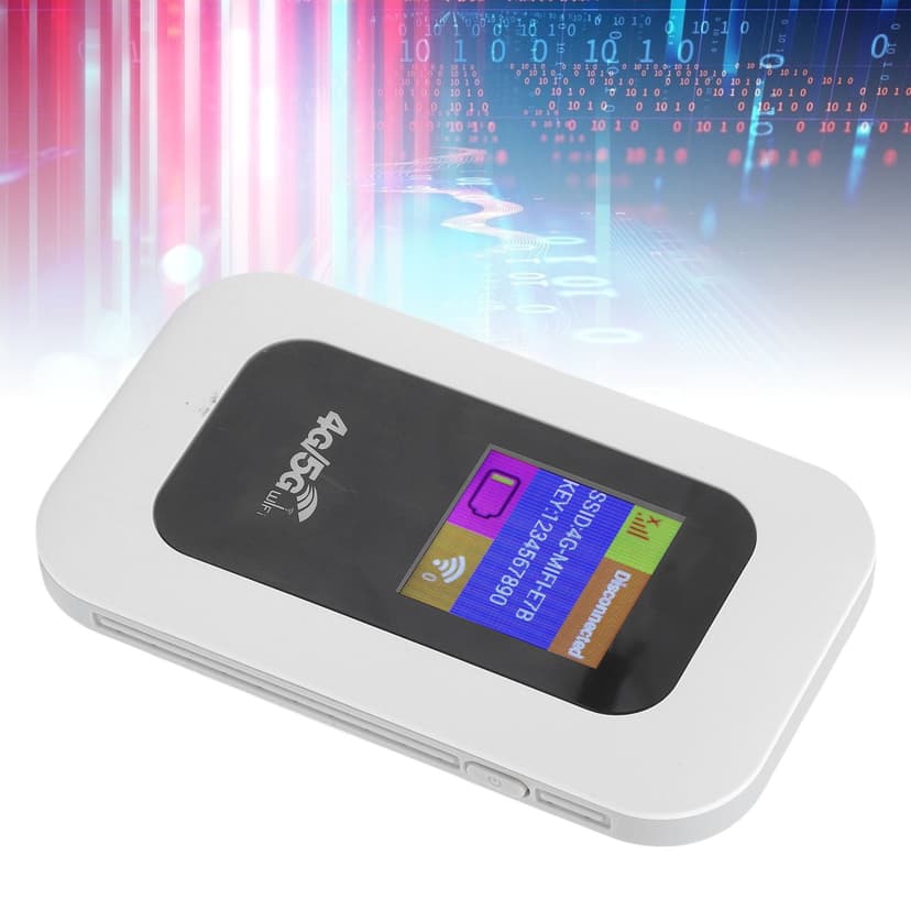 WiFi Mobile Hotspot, WiFi Hotspot Device 300Mbps High Speed Internet Built in 2100mAh Battery for Travel