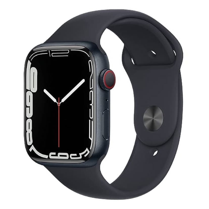 Refurbished Apple Watch Series 7 Aluminum 45 mm (GPS + Cellular) Midnight Black (Grade B)