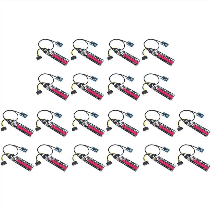 20X PCIe to PCI Express 16X Riser for Laptop External Graphics Card BTC Miner MPCIe to PCI-E Slot Mining Card