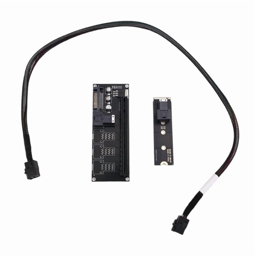 NVMe M.2 NGFF to PCIe 3.0 X4 X16 Riser Card for External Video Card Graphics Card NVME to PCI Express X16 Riser Board