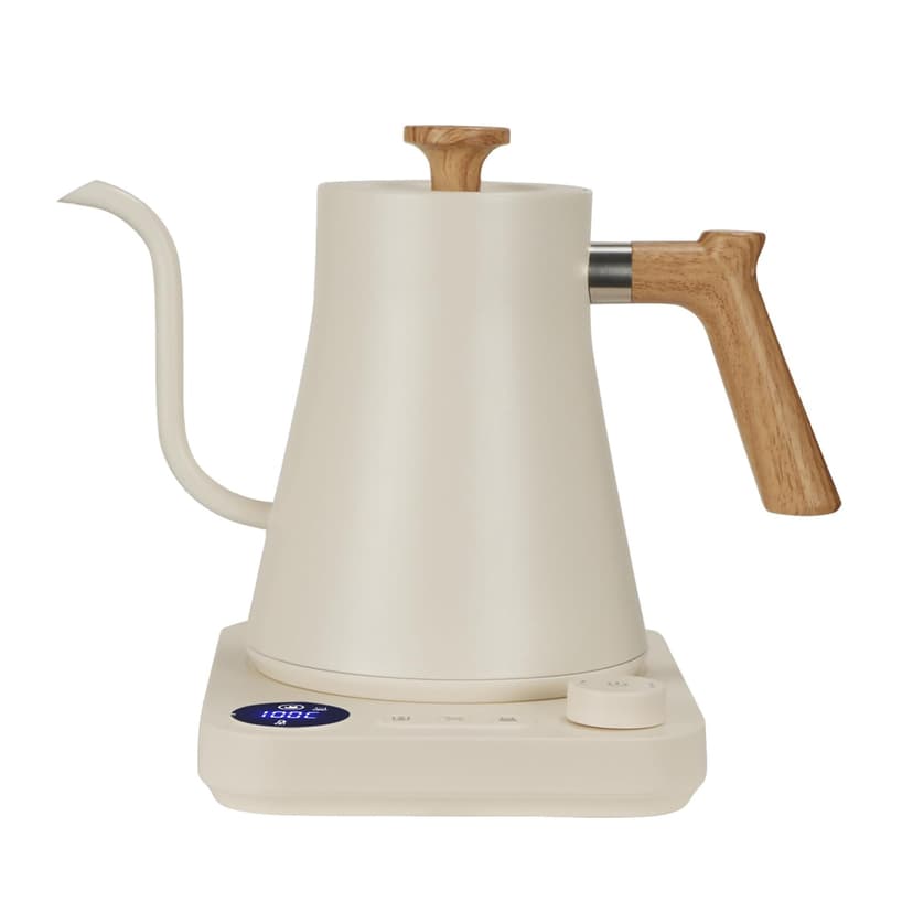 TanChihl Electric Gooseneck Kettle 304 Stainless Steel Electric Tea Kettle Temperature Control Pour-Over Coffee and Tea Pot 0.9L Quick Heating Hot Wa