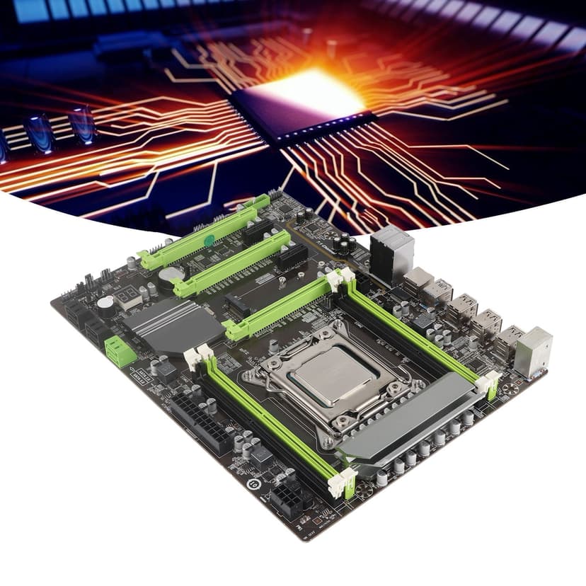 LGA 2011 Motherboard, High Speed PC Motherboard 6xSATA 4xDDR3 DIMM for Computer