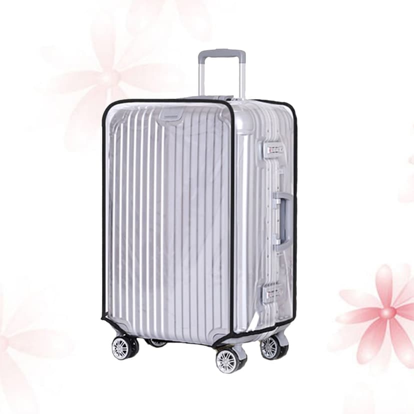 UPGRATOR Luggage Cover Set Transparent Luggage Cover PVC 1Set Washable for