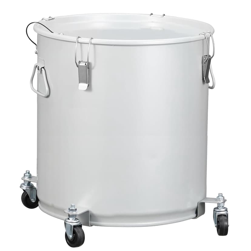 Kojooin Fryer Grease Bucket 16 Gal, Fryer Oil Bucket With Lid, Oil Disposal Caddy w/Rust-Proof Coating