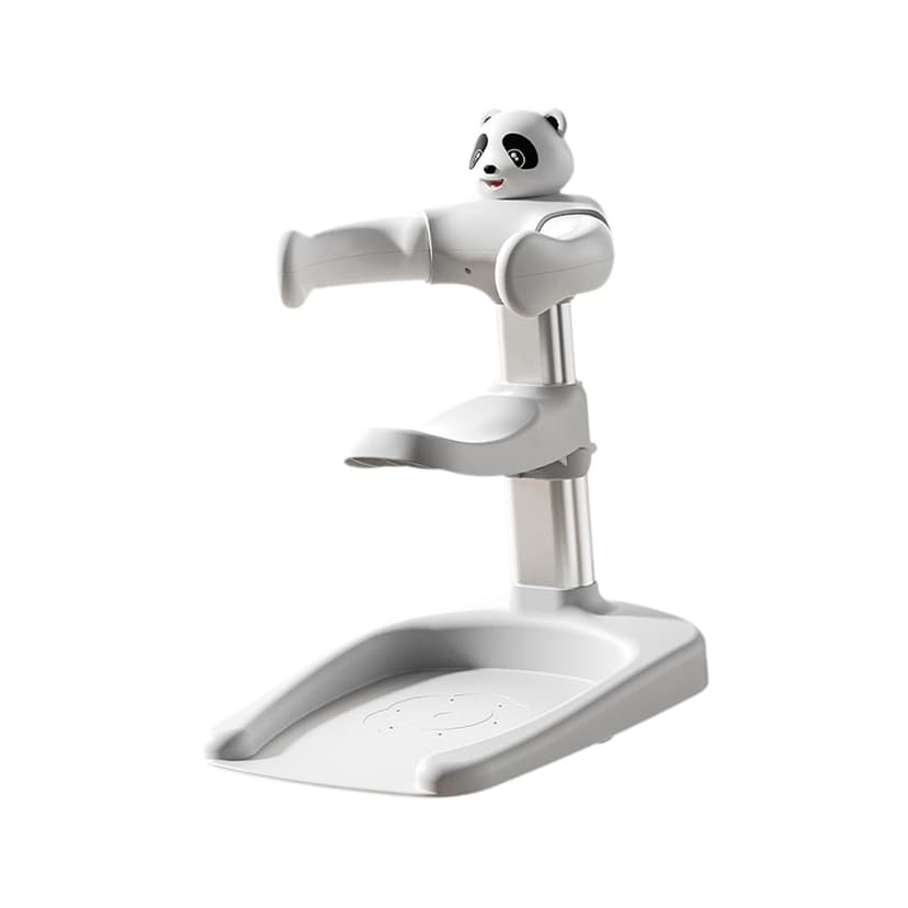 Siruishop Baby Shower Stand with Removable Seat Baby Bath Support for Boys Girls Baby White with seat