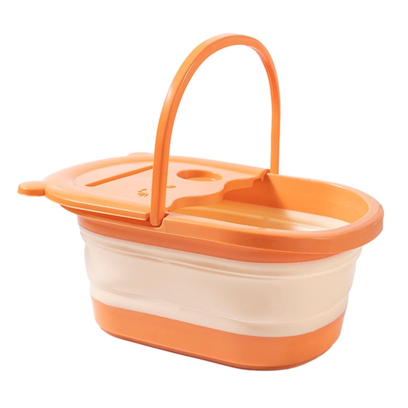 yilyih Bath Tub Water Storage,Foot Soaking Bath Tub Basin - Foot Bath Basin for Soaking Feet - Foot Soak Tub - Plastic Foot Bucket with Handles and Massage Acupoint,Foot Tub for Soaking Feet