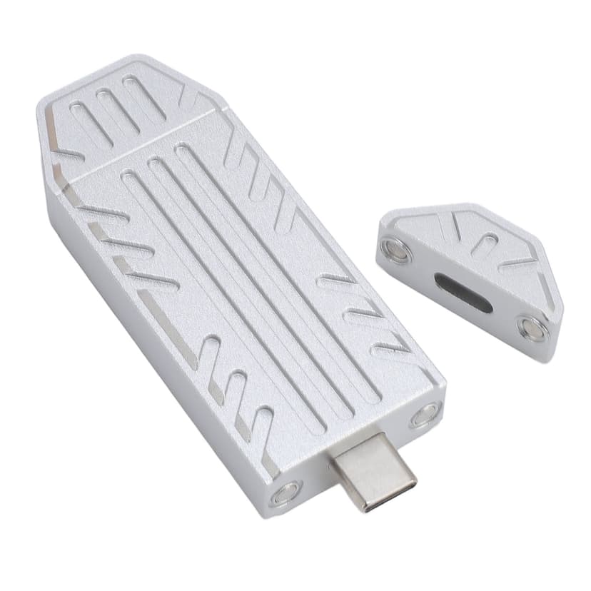 Enclosure M.2 NVME SSD Enclosure 2230 Size High Speed Transfer USB Type C Plug In Solid State Drive Enclosure
