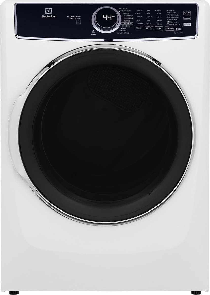 ELECTROLUX ELFE7637AW front load electric dryer
