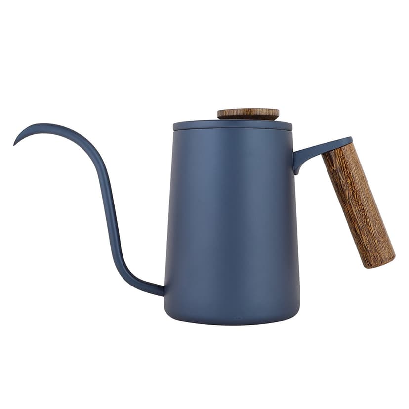 ZPSHYD Gooseneck Kettle, 600ml Pour Over Coffee Kettle Stainless Steel Gooseneck Coffee Kettle Handle Drip Coffee Pot (Blue)