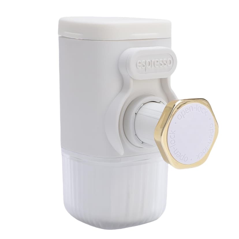 Portable Coffee Maker, Compatible with Ground Coffee and Capsules , Manually Operated Espresso Maker for Camping Hiking
