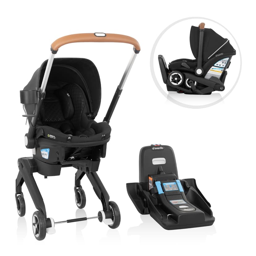 Evenflo Shyft DualRide Infant Car Seat and Stroller Combo (Weight 3-30 lbs, Age 0-2 Years)