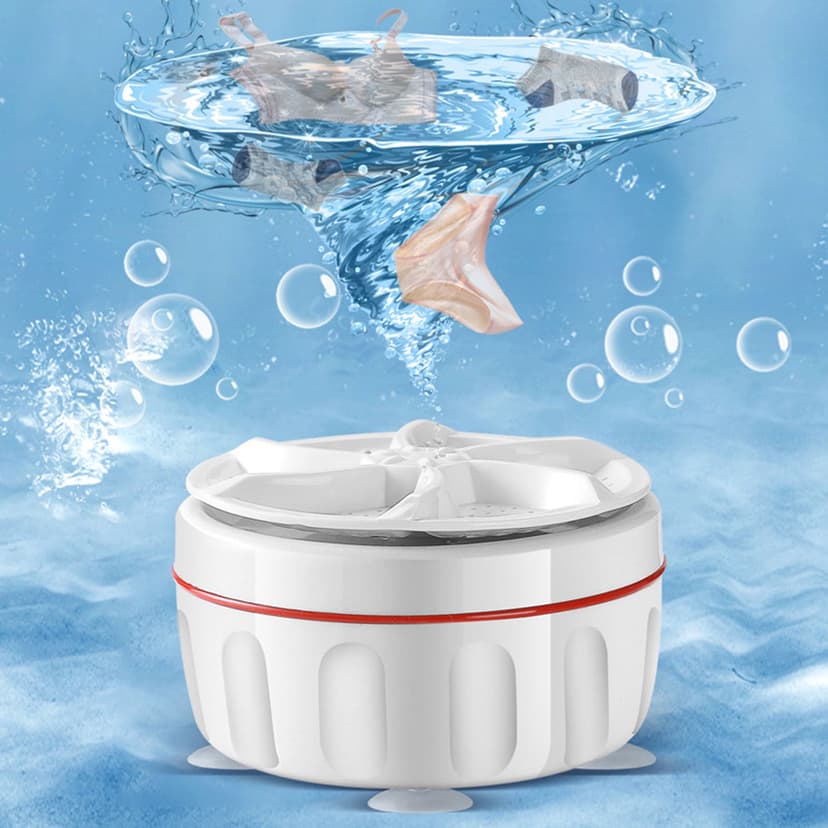 EGNMCR Portable Washing Machine Portable Washing Machine,Mini Washing Machine,Mini Dishwashers Turbo With USB, Suitable For Home Business, Travel, College Room, RV, Apartment washing machine