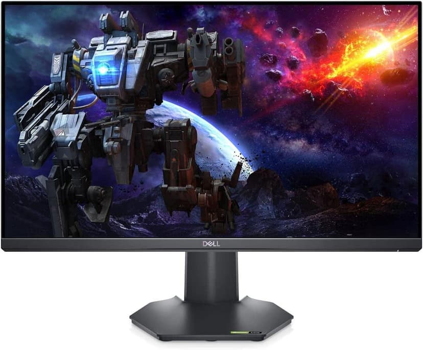 Dell 24-Inch 165Hz Gaming Monitor - Full HD 1920 x 1080 Display, 1ms Response Time, IPS, AMD FreeSync Technology, NVIDIA G-Sync Compatible, HDMI, DisplayPort, Black - G2422HS