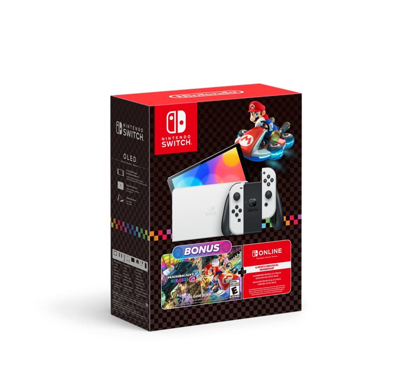 Nintendo Switch™ – OLED Model: Mario Kart™ 8 Deluxe Bundle
