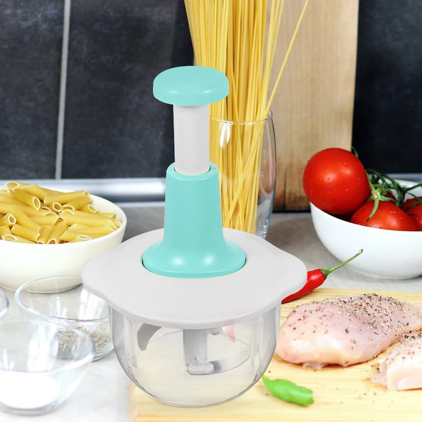 FENGGUIQU 1Set Stainless Steel Meat Chopper Tool Manual Food Processor for Cooking and Food Preparation