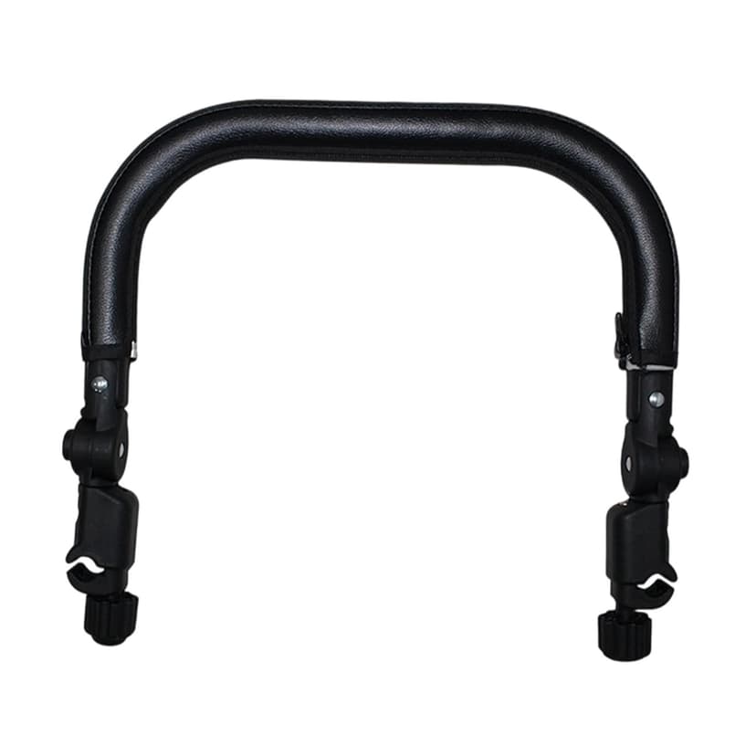 Siruishop Baby Trolley Bar Trolley Armrest Handrail Sturdy with PU Leather Sleeve Easy to