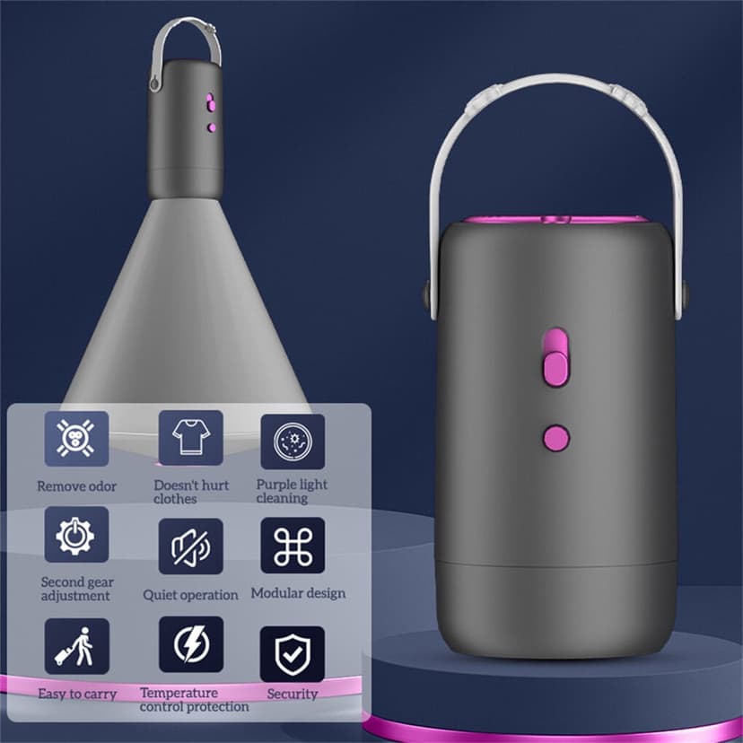 Ruiboury Portable Electric Clothes Dryer Baby Clothing Travel RV Drying Machine Space-Saving Quiet Operation Indoor Supplies