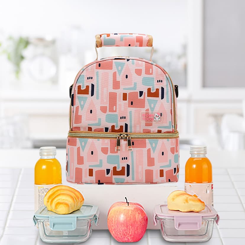 Insulation Bag Milk Bag Milk Storage Backpack Bento Bag Double-layer Breast Milk Backpack Milk Bottle Fresh-keeping And Refrigerated Mommy Bag
