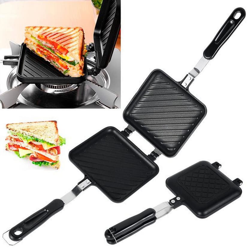 EASTIN Sandwich Maker Pan Nonstick Aluminum Flip Pan Omelette Pan Egg Pan Hot Sandwich Maker Grilled Sandwich