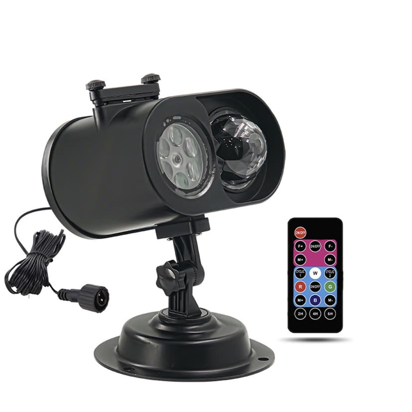 LED Christmas Projector Lights 2-in-1 Ocean Wave Projector 12 Slides