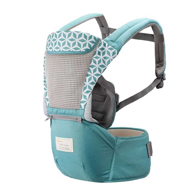 Baby Baby Carrier with Hip Breathable & Detachable Design Adjustable Strap Side Pockets Multifunctional Ergonomic Baby Safety Carriers Waist Stool for 0-36 Months Babies