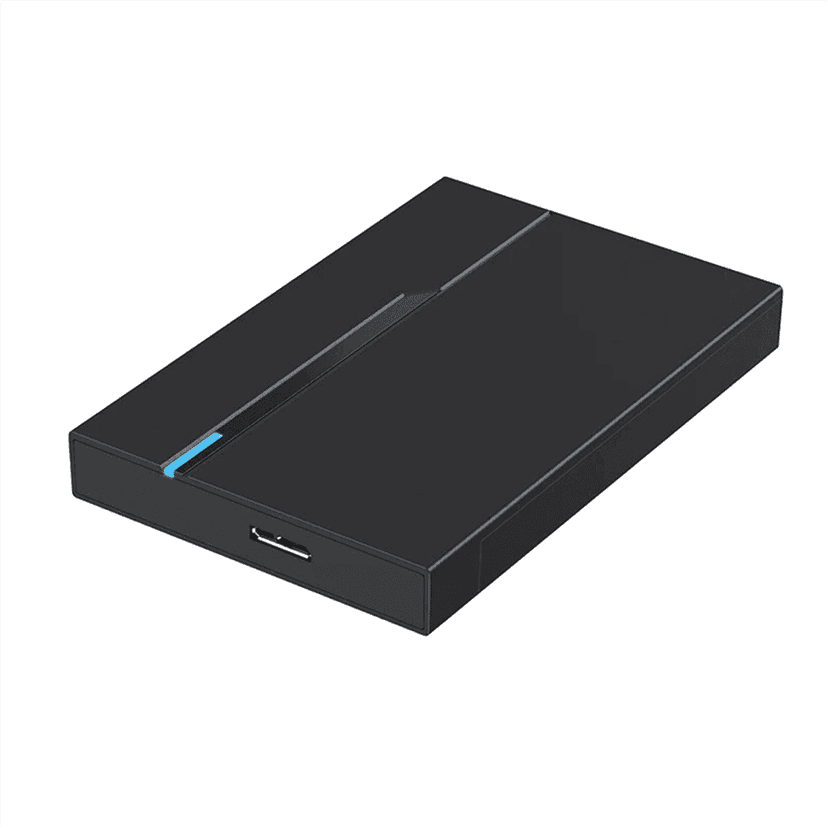 2.5Inch External Hard Drive Enclosure USB 3.0 Hard Disk Case 6TB Supports 7mm 9.5mm SATA SSD HDD for Laptop PC,1 * External Hard Drive Enclosure,Black