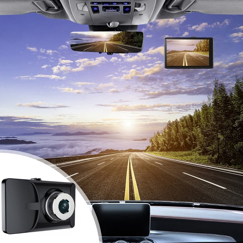 Wzzjkit Dash Cam 1080P Dash Camera for Cars 3 Inch Display Dashcam 120 Degrees Wide Angle Camera Recorder Night Vision