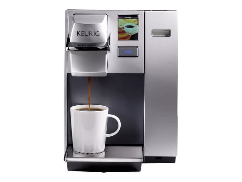 Keurig K155 Office Pro Commercial Coffee Maker, Single Serve K-Cup Pod Coffee Brewer, Silver, Extra Large 90 Oz. Water Reservoir