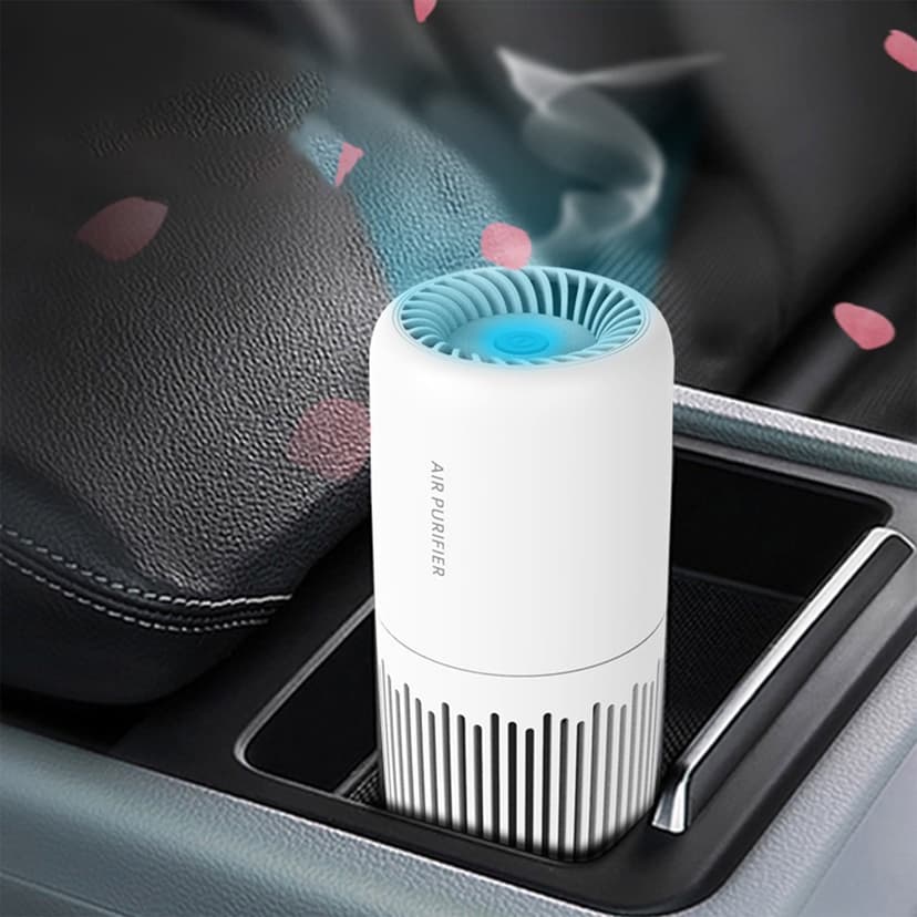 Dvkptbk Air Purifier Pneum Purifier with True Filter with Light Mini Pneum Purifier Removes Smog Dust Home Appliances