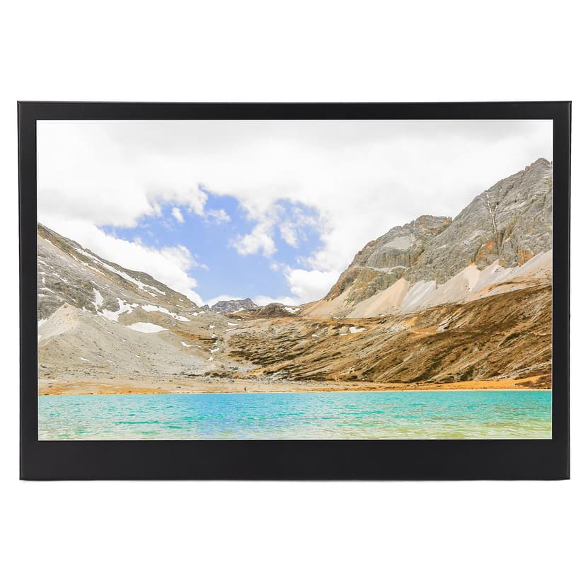 13in Portable Monitor, DC 5V 2A IPS HD Screen 13in Screen Monitor For Mobile phones For Laptops For PC