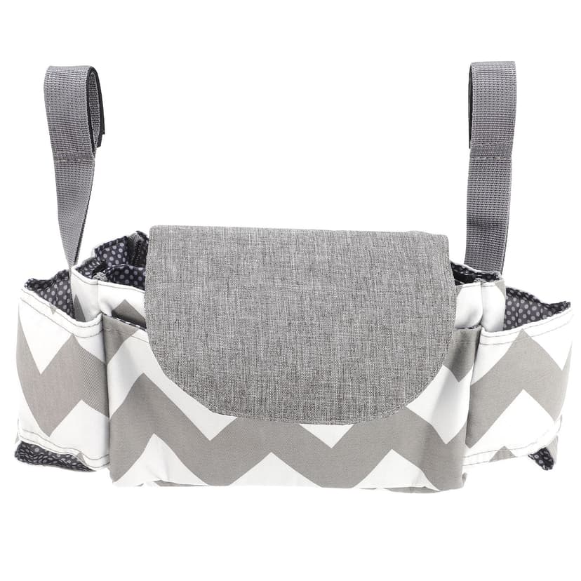 WRITWAA Diaper Stroller Bag Grey Practical Design 1Pcs Back to School