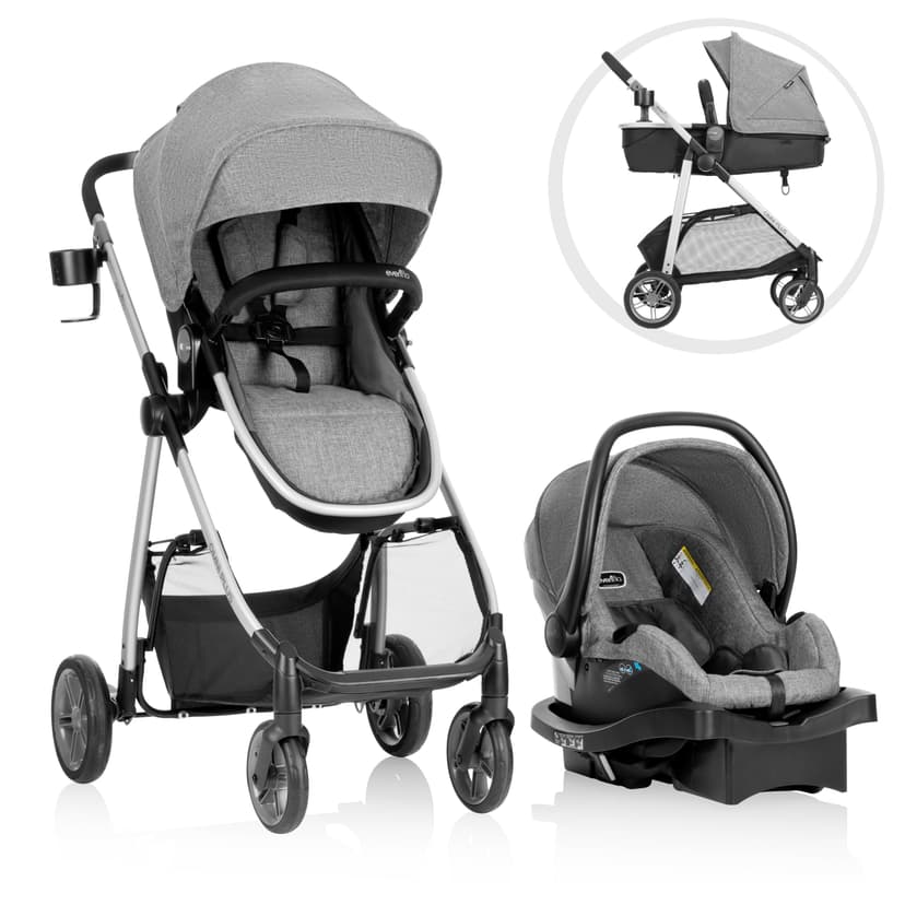 Evenflo Omni Plus Travel System with Litemax Infant Car Seat (0-5 Years)