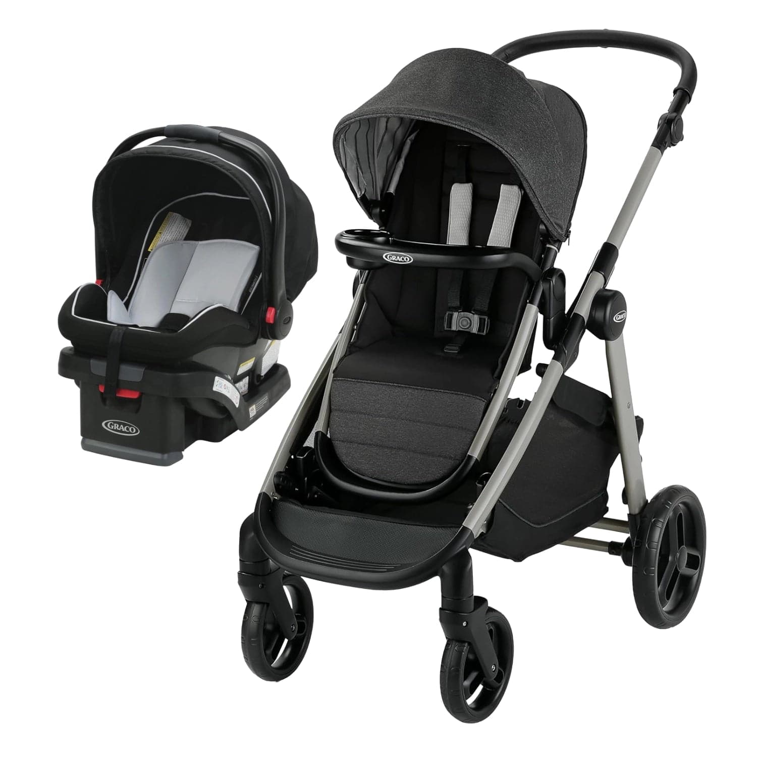 Graco Modes Nest2Grow Travel System, Stroller and Car Seat Combo, Maison