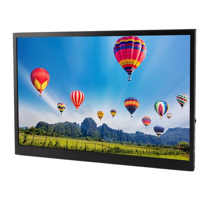 Portable Monitor, Gaming Monitor 178 Degree Viewing Angle 16:9 Contrast Ratio 17in for Mobile Phone