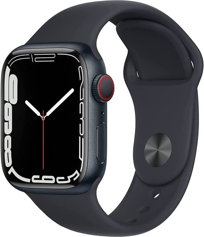 Refurbished Apple Watch Series 7 Aluminum 45 mm (GPS + Cellular) Midnight Black (Grade B)