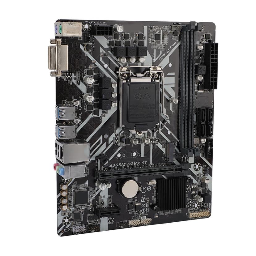 Desktop Computer Motherboard, M ATX DVI Output Motherboard for Gaming